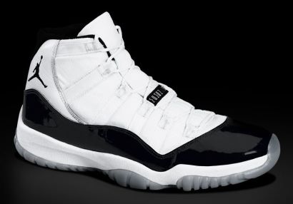 Nike Air Jordan XI (11), Michael Jordan signature shoes.