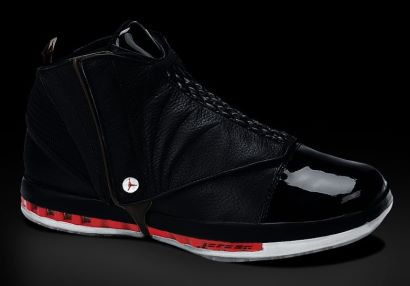 Nike Air Jordan XVI (16), Michael Jordan signature shoes.