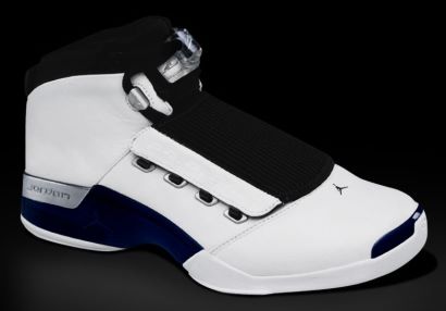 Nike Air Jordan XVII (17), Michael Jordan signature shoes.