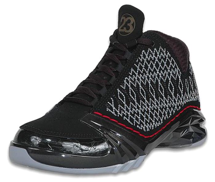 Nike Air Jordan XX3 (23), Michael Jordan signature shoes with colors black, red and white.