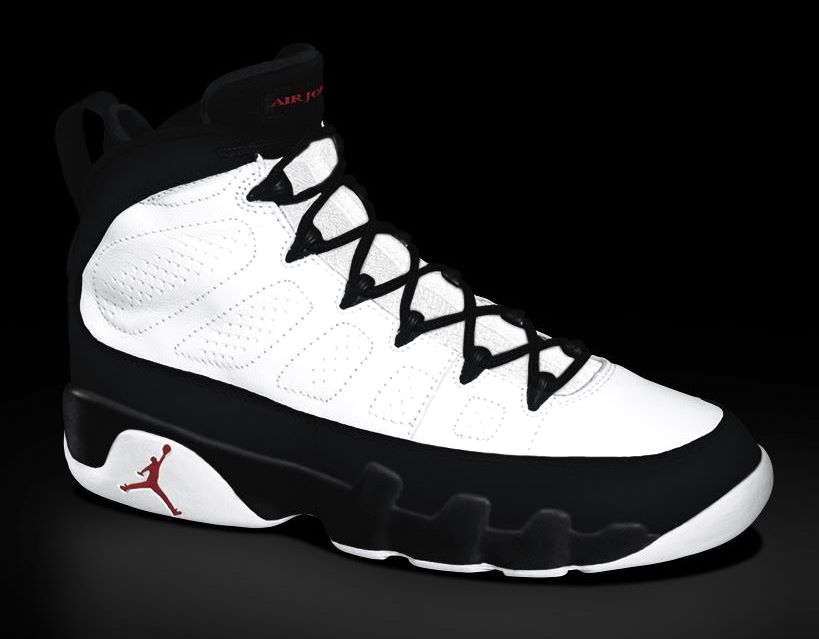 Nike Air Jordan IX (9), Michael Jordan signature shoes.
