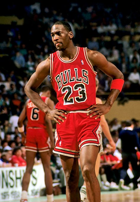 Michael Jordan Picture: MJ playing for the Bulls in 1987. Picture 2. Photo by Steve Lipofsky