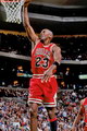 Michael Jordan dunking the ball in 1988