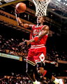 Michael Jordan dunks the ball in 1988