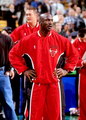 Michael Jordan before the game in 1997