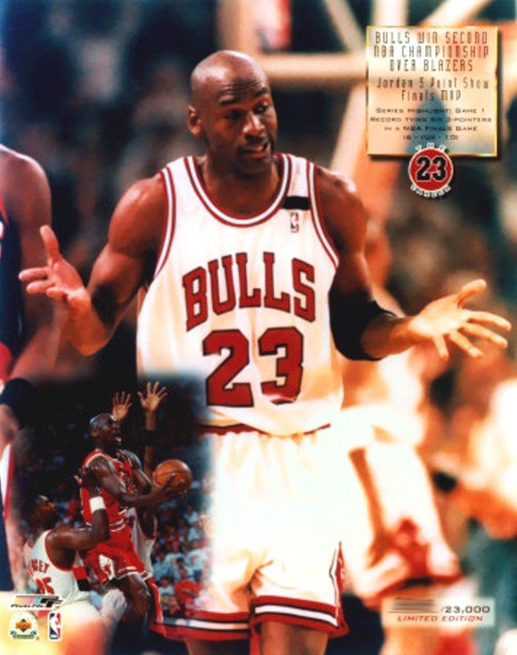 Michael Jordan Picture: Bulls Second Championship