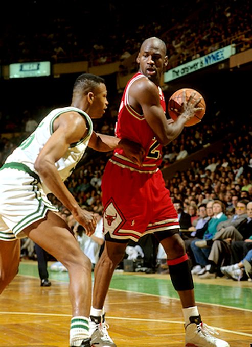 Michael Jordan Picture: MJ playing for the Chicago Bulls. Picture 11. Photo by Steve Lipofsky