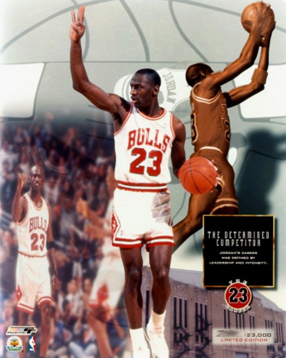 Michael Jordan Picture: The Determined Competitor