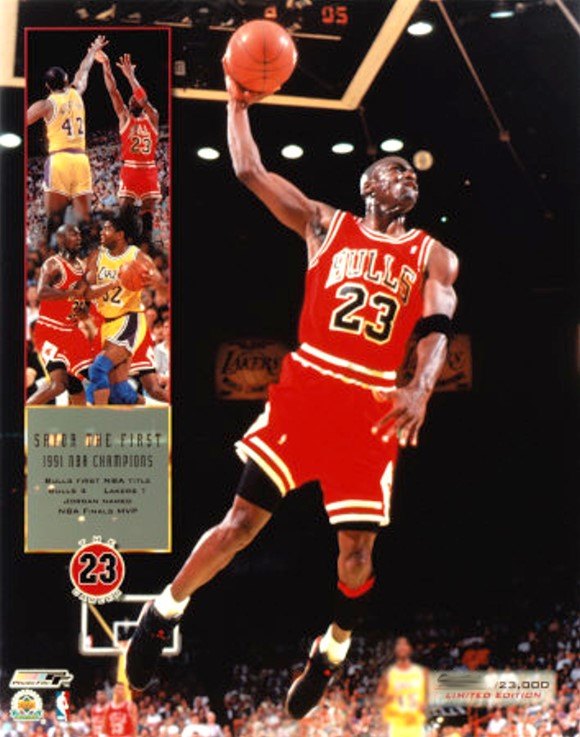 Michael Jordan Picture: Savor the First, 1991