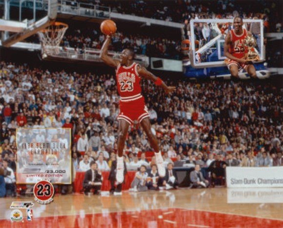 Michael Jordan Picture: Slam Dunk Champion