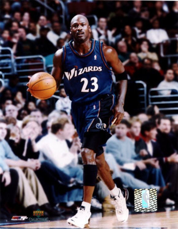 Michael Jordan Picture: MJ on the court for the Washington Wizards