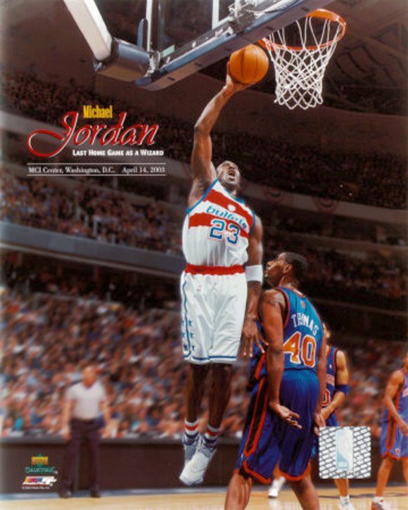 Michael Jordan Picture: with the Washington Wizards, against the New York Knicks 8